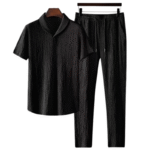 NOVA Cotton Polo and Pants Set - Image 2