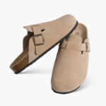Old-Money Suede Clogs